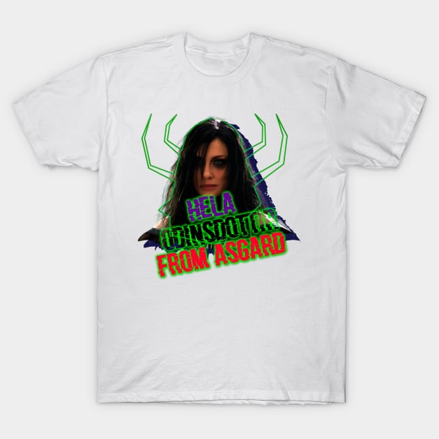 Hela from Asgard odinsdottir thor marvel T-Shirt by denpoolswag